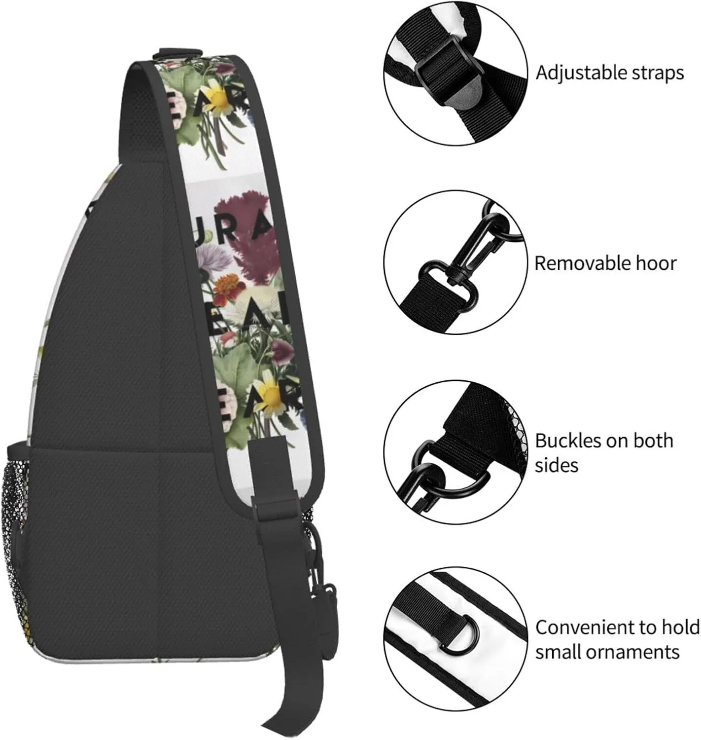 Courage Chest Sling Bag Crossbody Shoulder Backpack Bag Gym Cycling Daypack Travel Hiking Cross Bag
