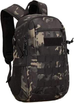 CREATOR Mini 12L Daypack Military MOLLE Tactical Backpack Rucksack Student School Traveling Camping Bag