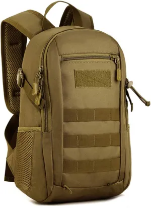 CREATOR Mini 12L Daypack Military MOLLE Tactical Backpack Rucksack Student School Traveling Camping Bag