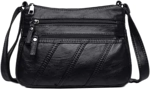 Crossbody Bags for Women Waterproof Shoulder Bag Messenger Bag Casual PU Leather Ladies Purse Handbag Cross Body Hand Bag