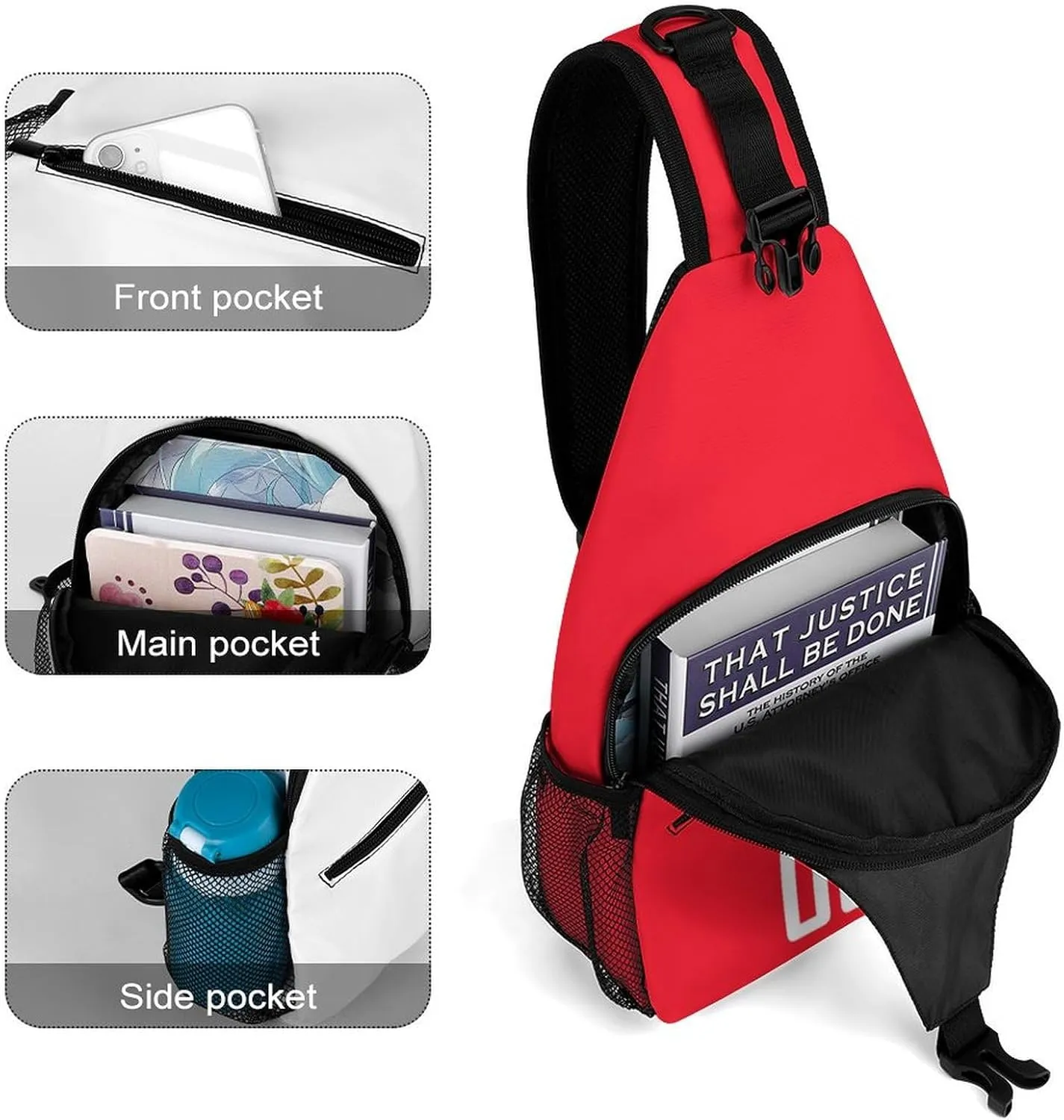 Custom Austria Sling Bag,Soccer Chest Bag,Personalized Any Name Number Crossbody Backpack,Cycling Travel Daypack For Men Women