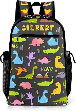 Custom Backpack for Kids Girls Boys with Name Personalized Kids Backpack for Girls School Backpack with Lunch Bag Customized Book Bags for School Travel Hiking Outdoor