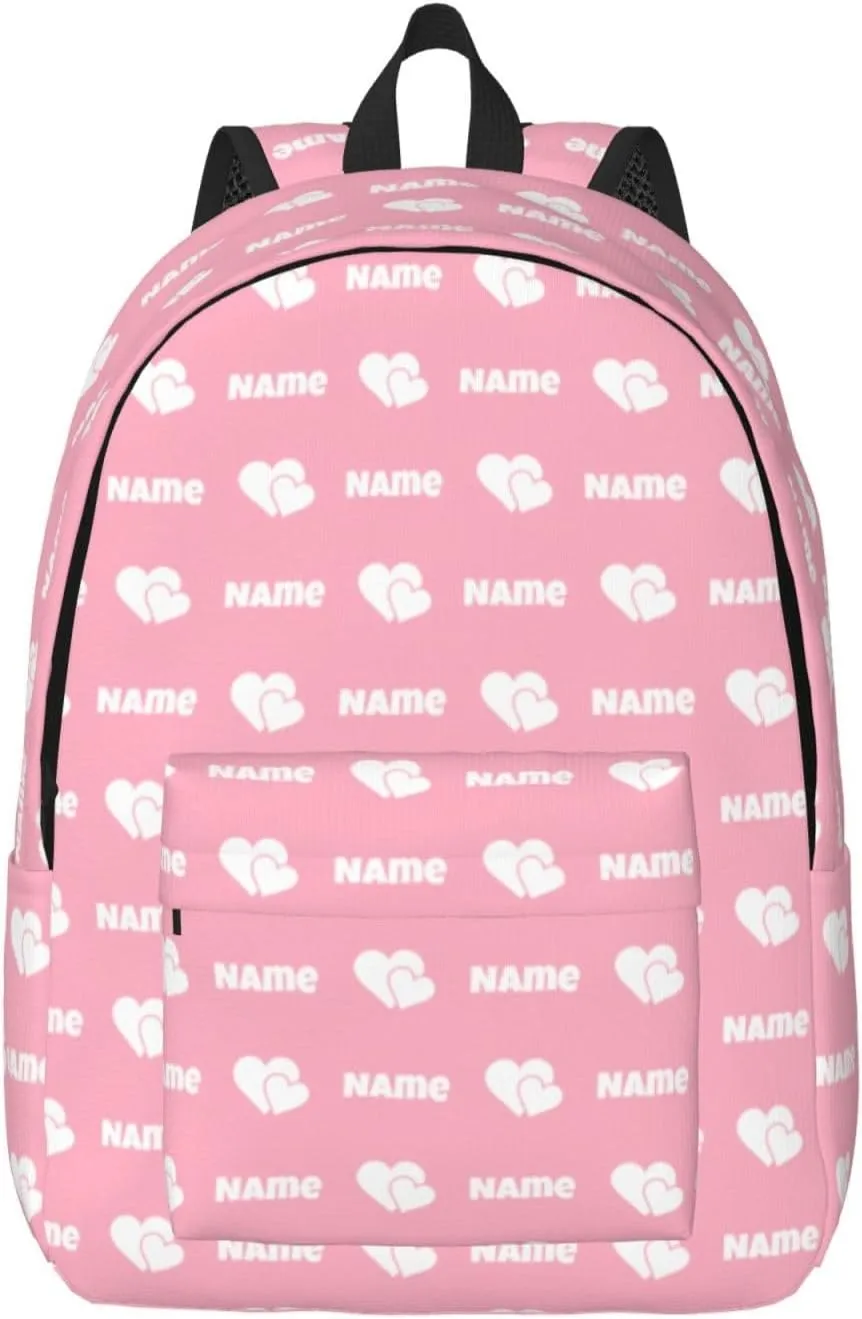 Custom Backpack for Men Women, Personalized Backpack with Name, Customized Casual Backpacks Gifts for Picnic Travel Camping Work 16in