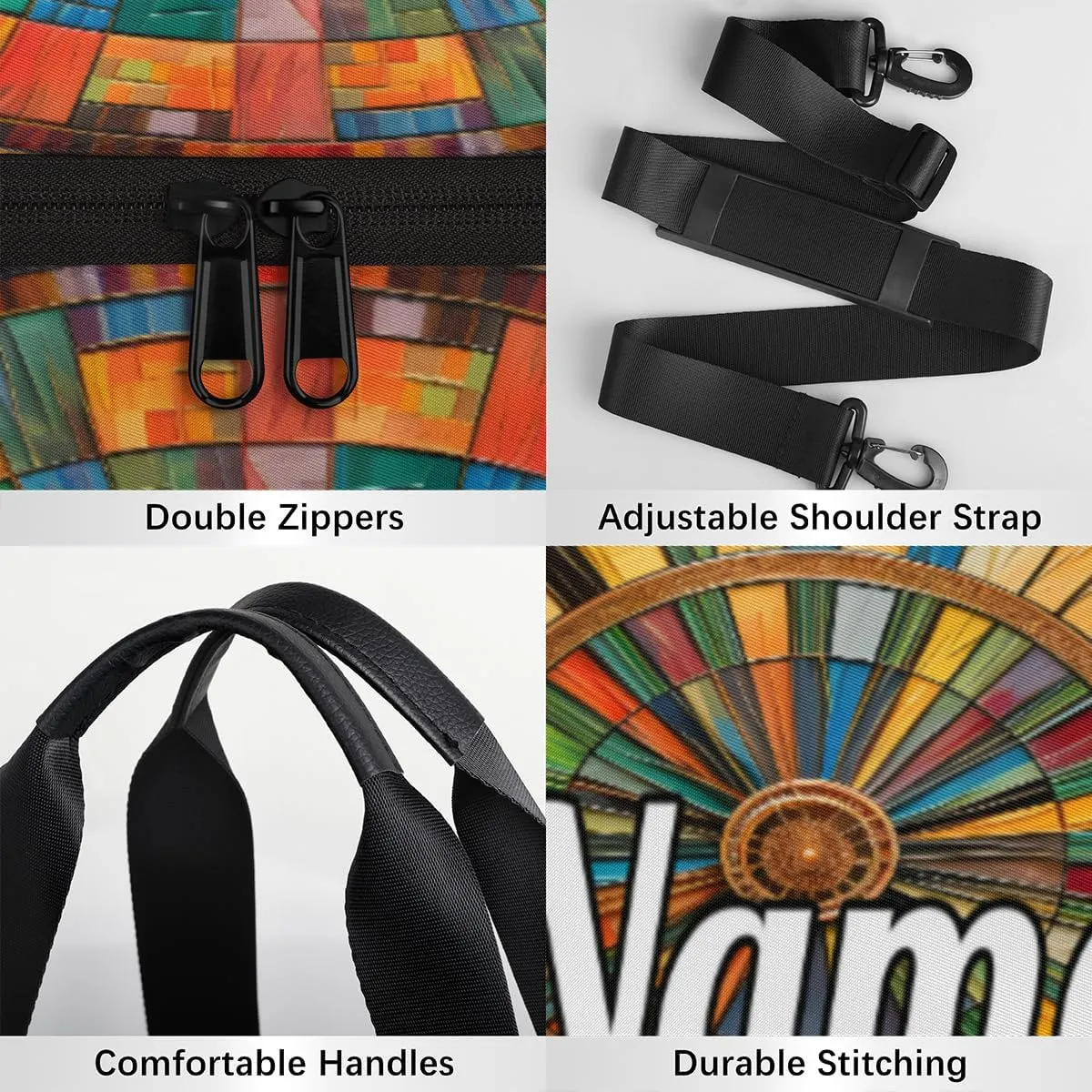Custom Dance Duffel Bag Sport Backpacks Gyms and Weekend Overnight Travel Duffle Bag Birthday Christmas Halloween Waterproof, Darts Board Sports