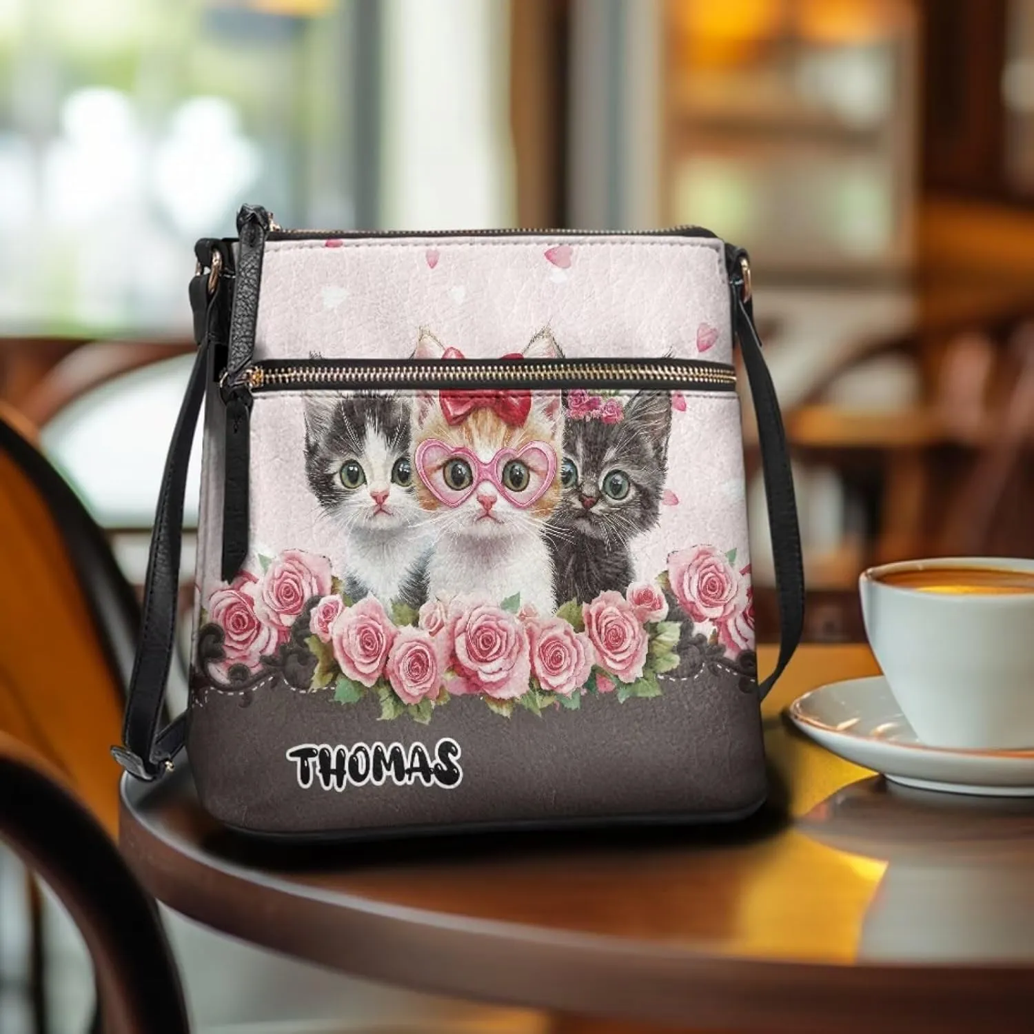 Customized Crossbody Bag for Women Leather Crossbody Purse Handbag Shoulder Bag for Shopping Dating