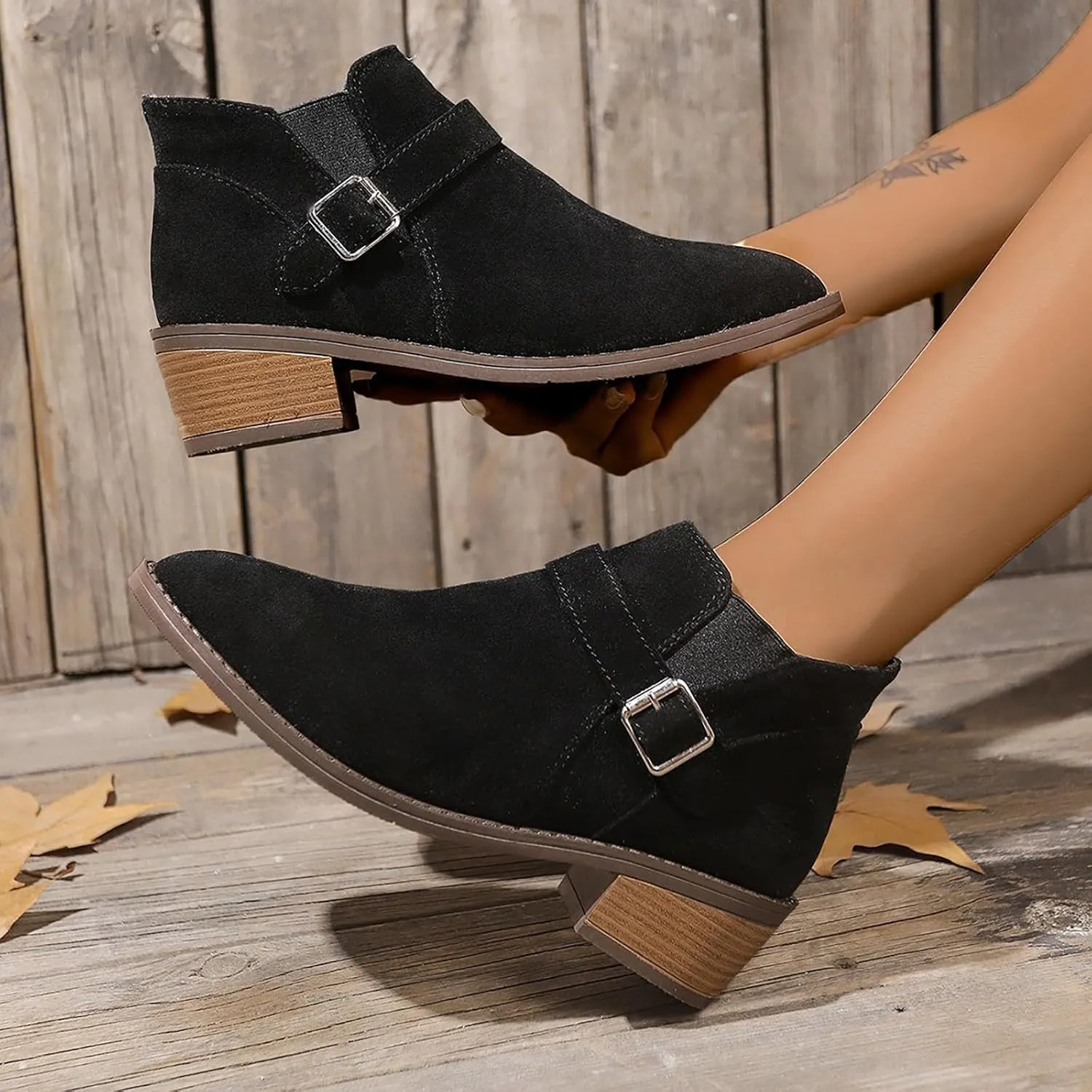 Cute Boots Womens Boots Womens Leather Ankle Boots Wide Width Winter Boots Women'S Ankle Boots Low Heel Lace Up Fashion Booties White Ankle Boots Wide Calf