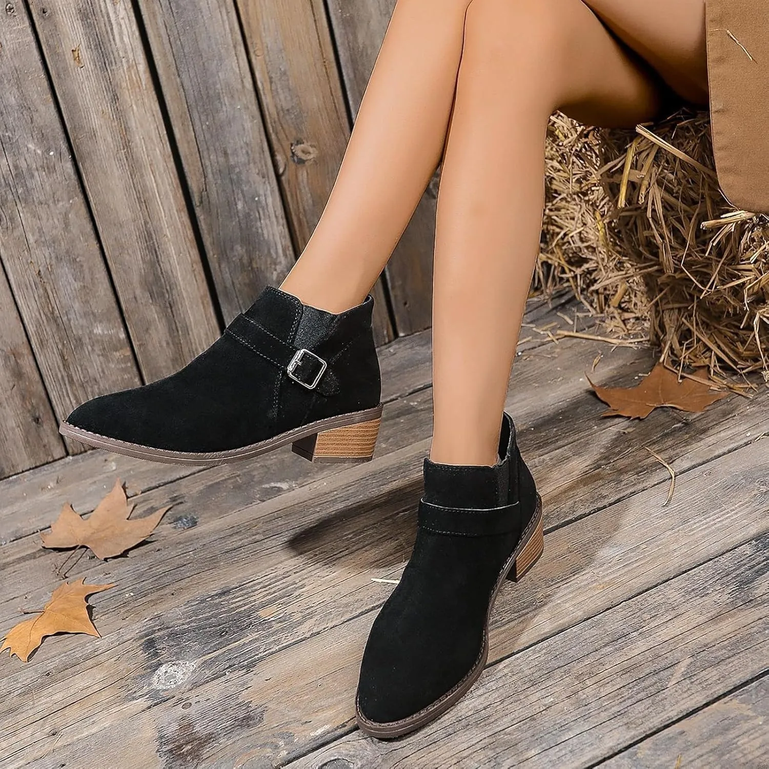 Cute Boots Womens Boots Womens Leather Ankle Boots Wide Width Winter Boots Women'S Ankle Boots Low Heel Lace Up Fashion Booties White Ankle Boots Wide Calf