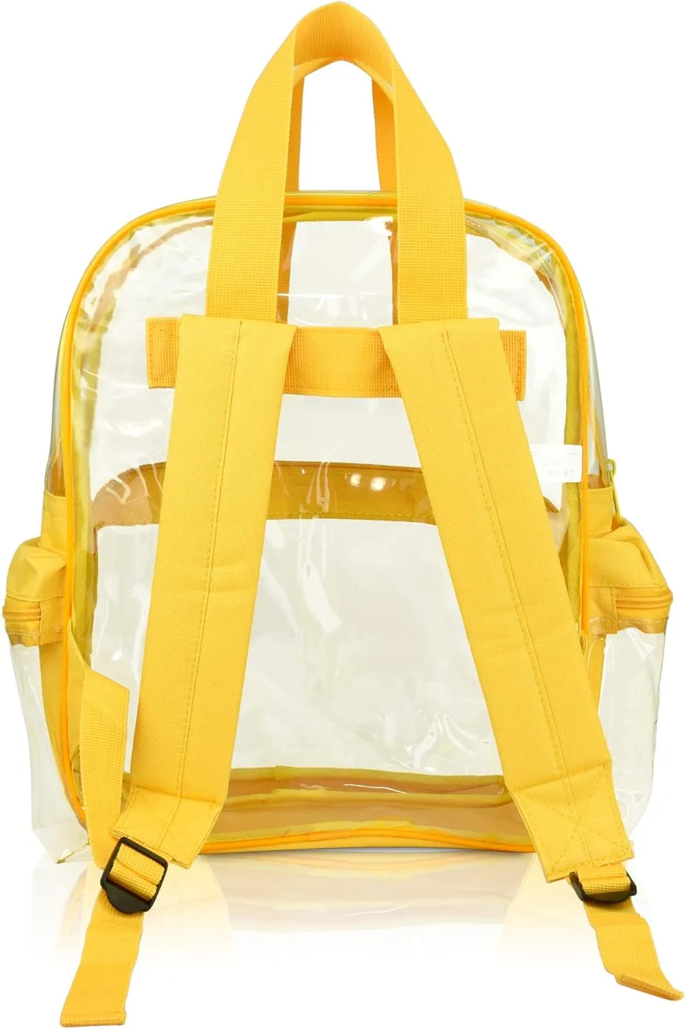 DALIX Wholesale Clear Backpacks Small Book Bags 50 Pc Gold