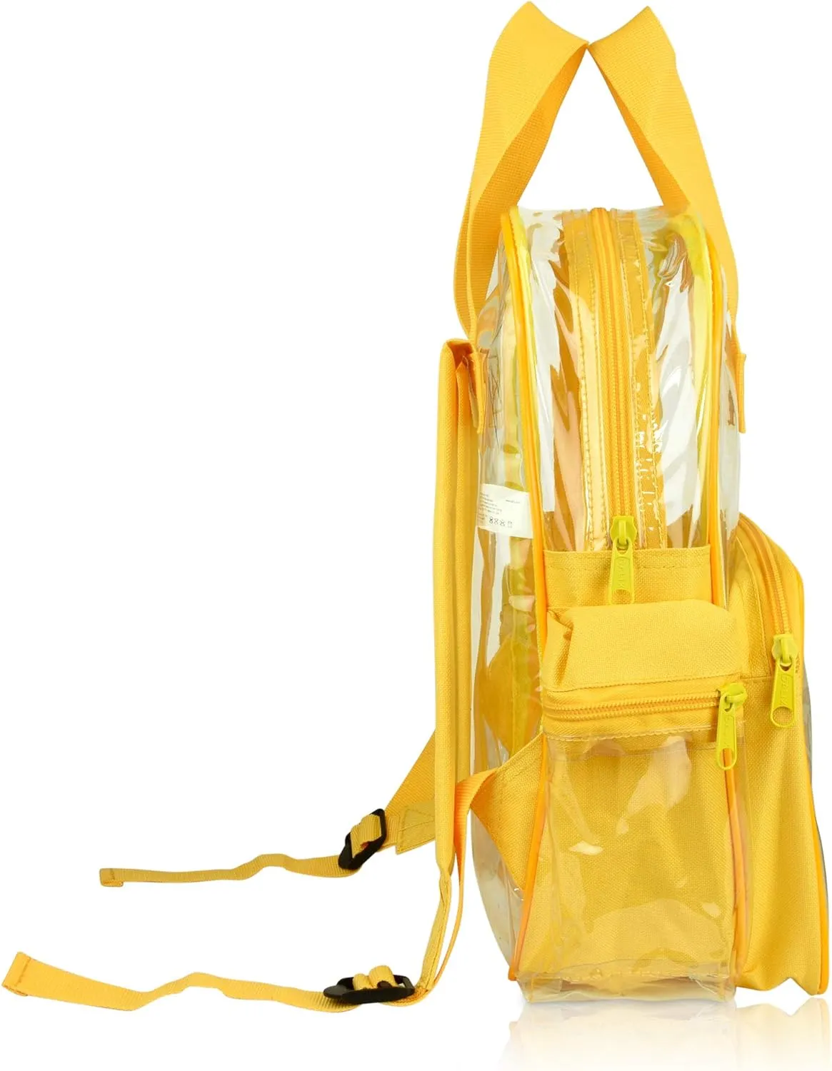 DALIX Wholesale Clear Backpacks Small Book Bags 50 Pc Gold
