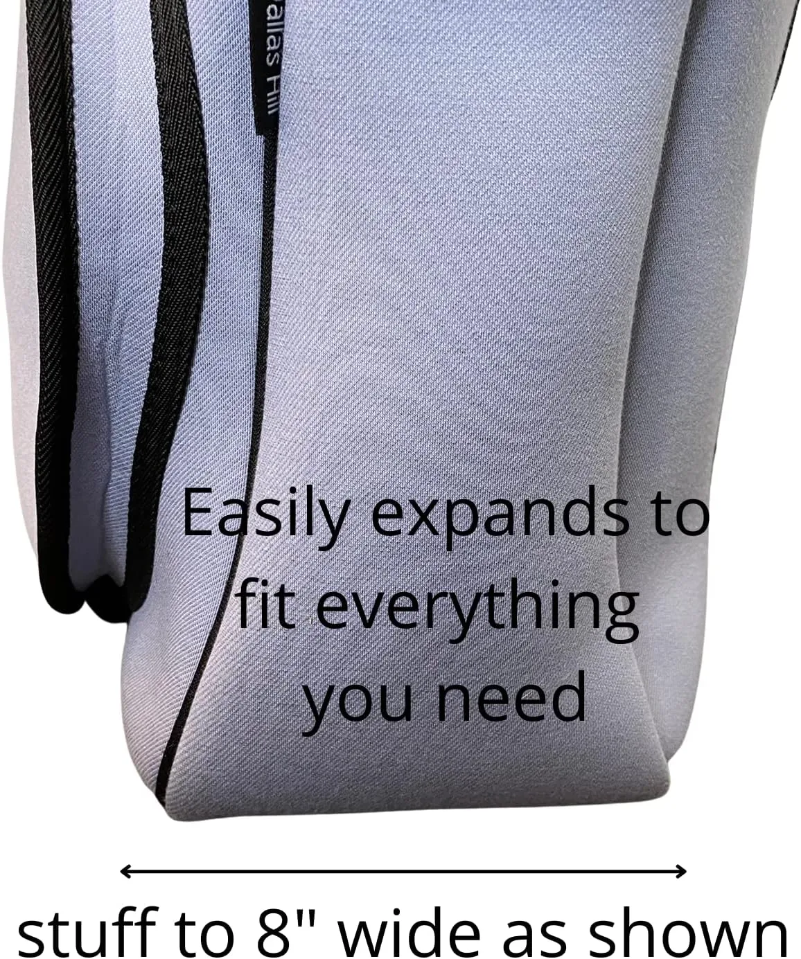Dallas Hill Designs Tennis Bag for Women | Neoprene Tote | 3 Rackets | Applicable for Pickleball, Paddle, Squash, Racquetball, Badminton | Shoes and Gear | Ladies Purse | Multi Pockets