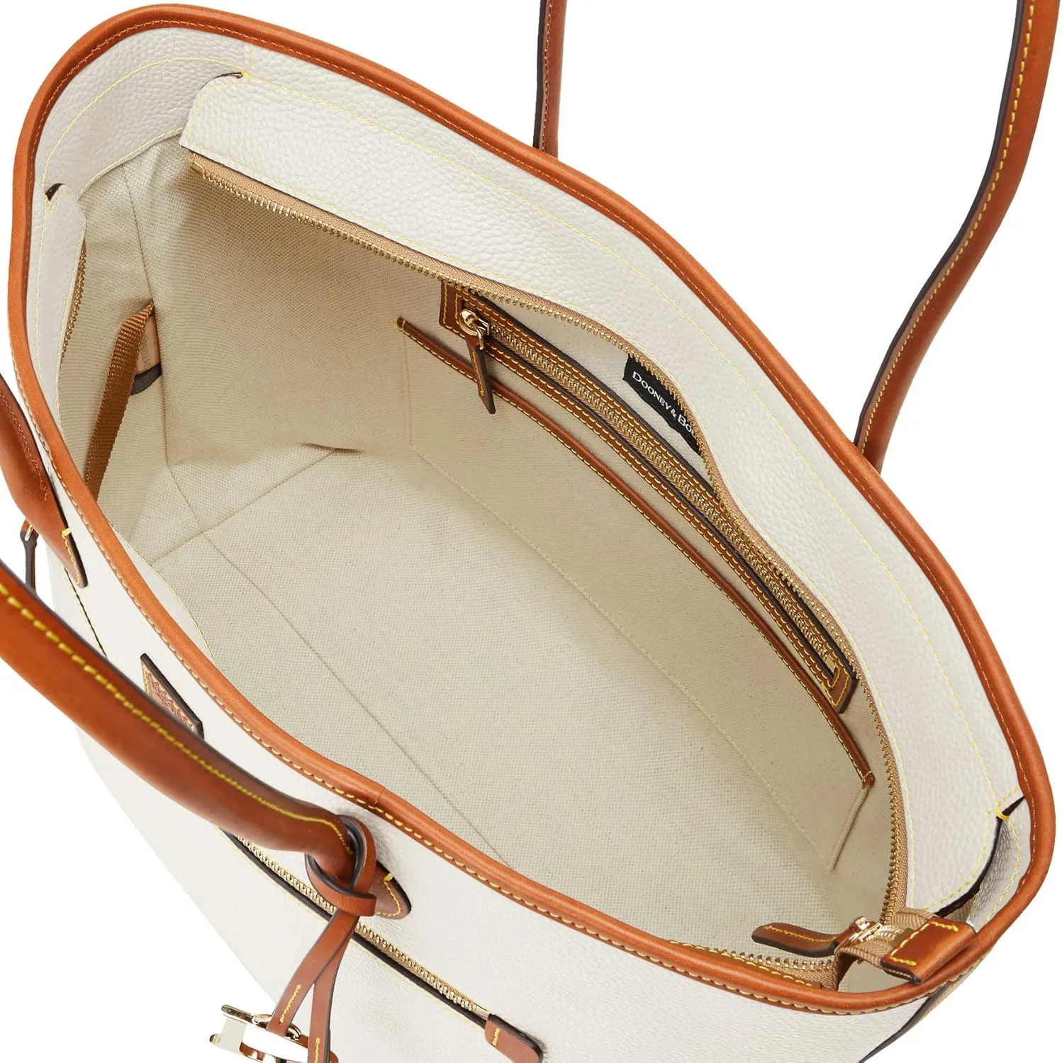 Dooney & Bourke Large Tote Bags for Women, Large Leather Tote Bag with Zipper Pockets and Long Shoulder Straps