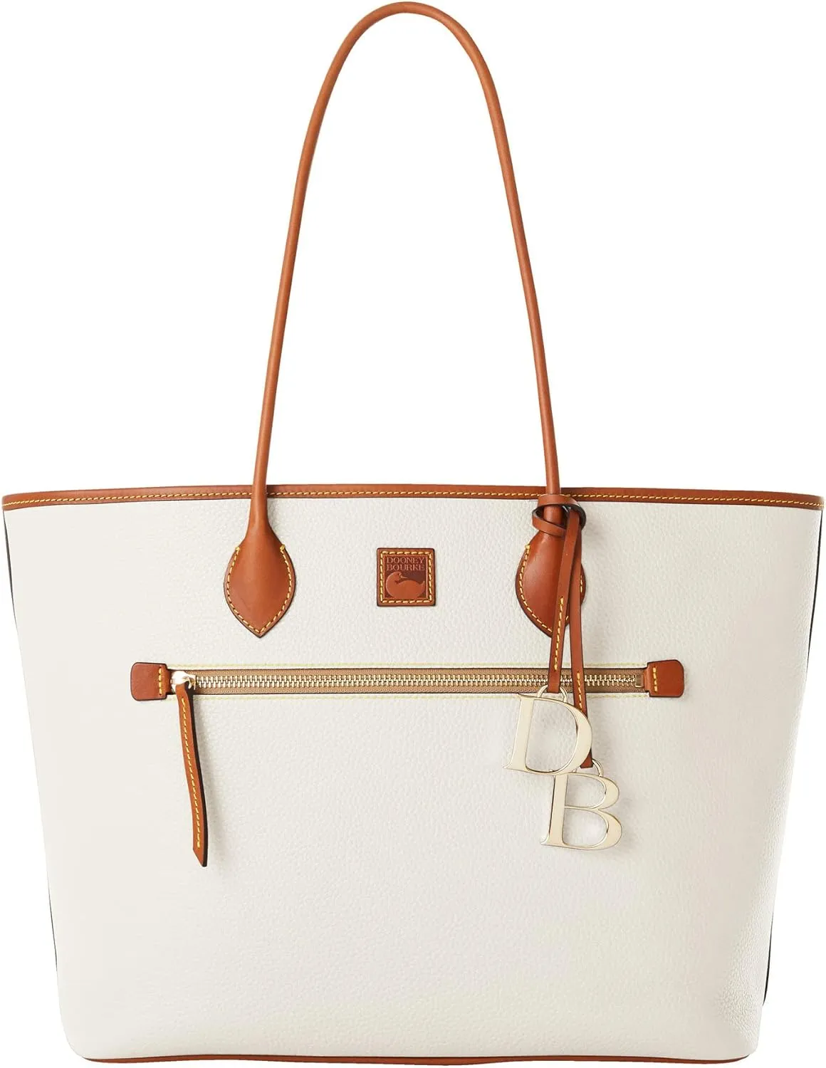 Dooney & Bourke Large Tote Bags for Women, Large Leather Tote Bag with Zipper Pockets and Long Shoulder Straps