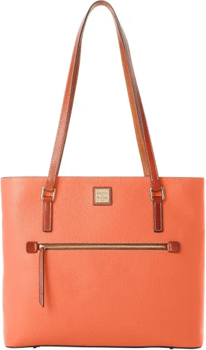 Dooney & Bourke Tote Bags for Women, Large Leather Shopper Totes with Long Shoulder Straps