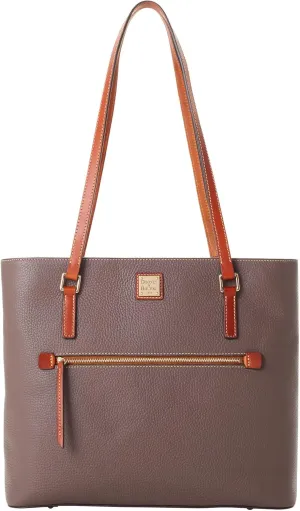 Dooney & Bourke Tote Bags for Women, Large Leather Shopper Totes with Long Shoulder Straps