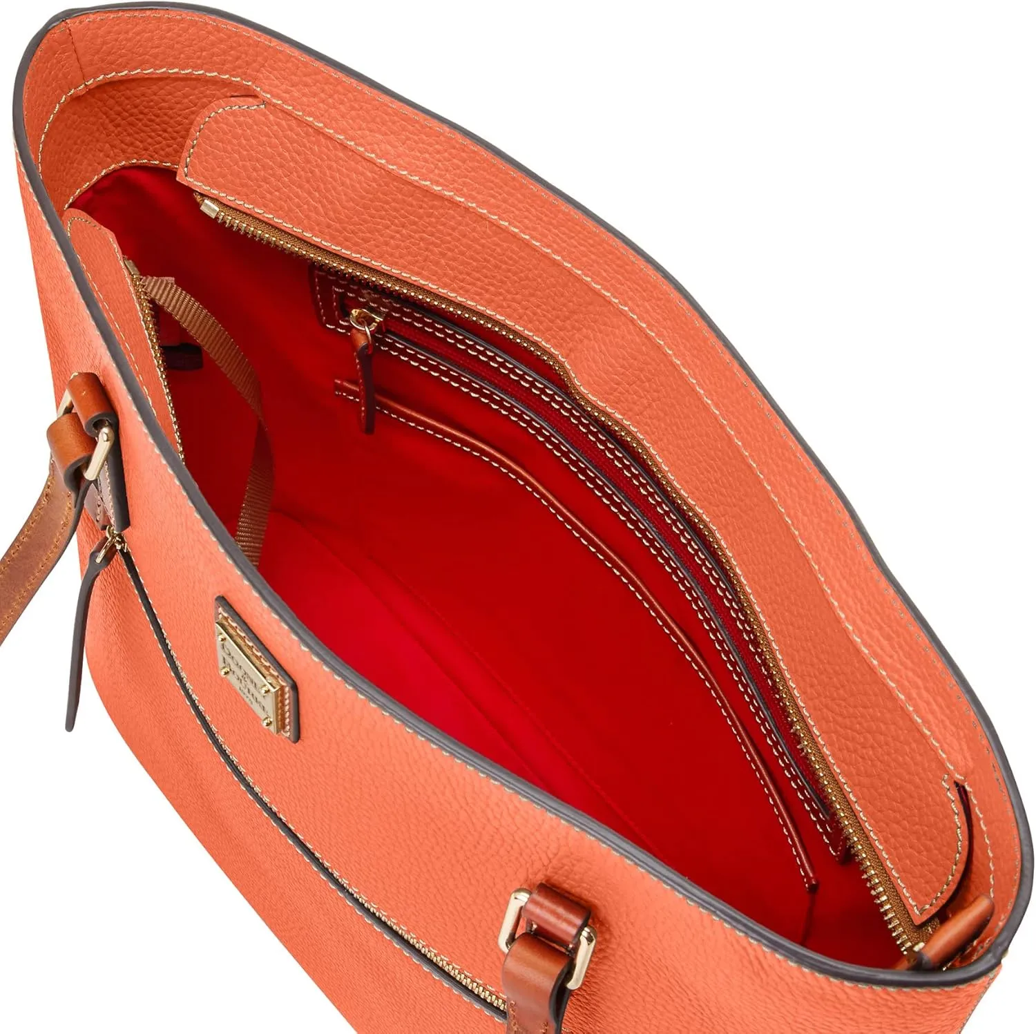 Dooney & Bourke Tote Bags for Women, Large Leather Shopper Totes with Long Shoulder Straps