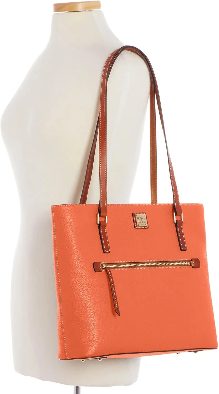 Dooney & Bourke Tote Bags for Women, Large Leather Shopper Totes with Long Shoulder Straps