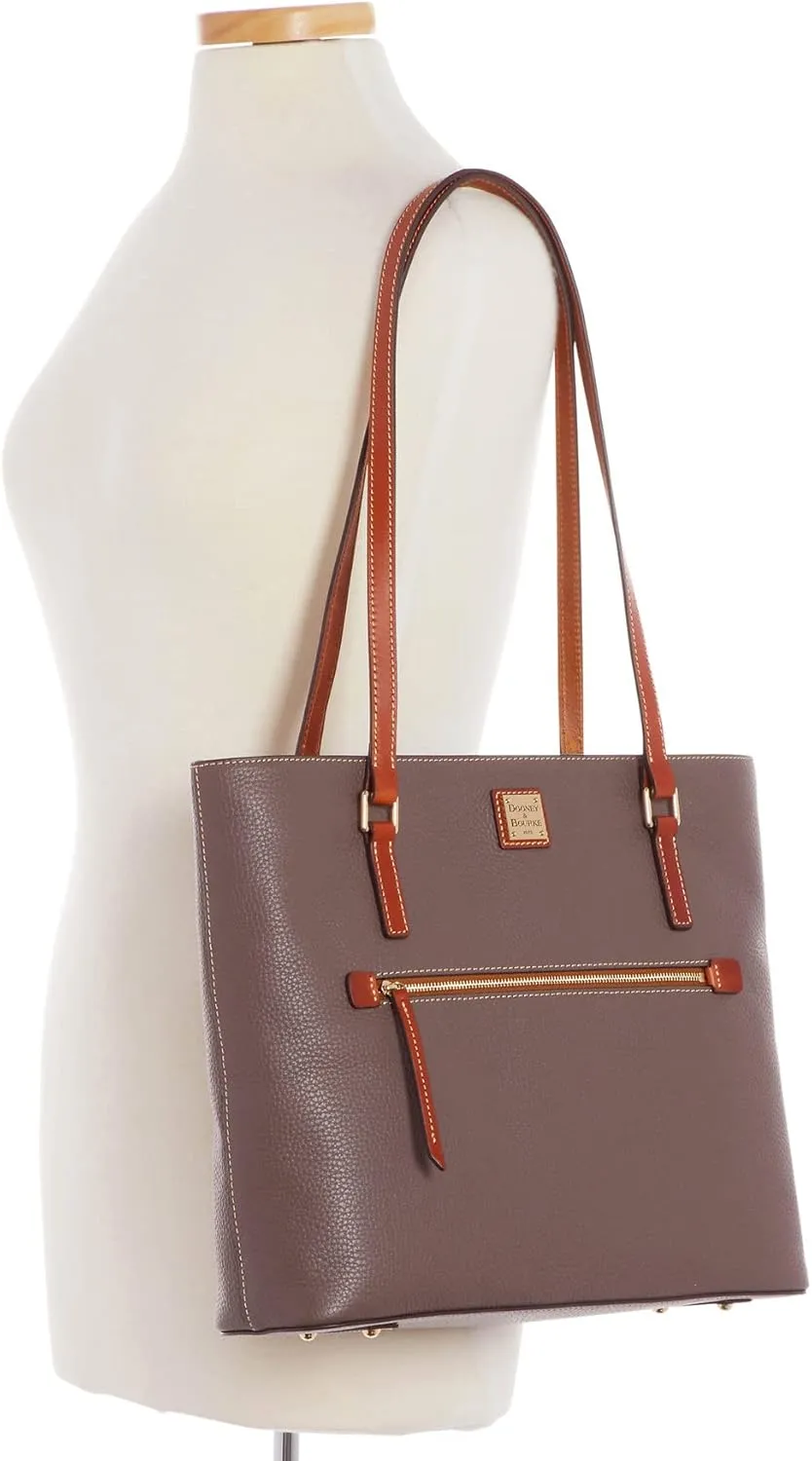 Dooney & Bourke Tote Bags for Women, Large Leather Shopper Totes with Long Shoulder Straps