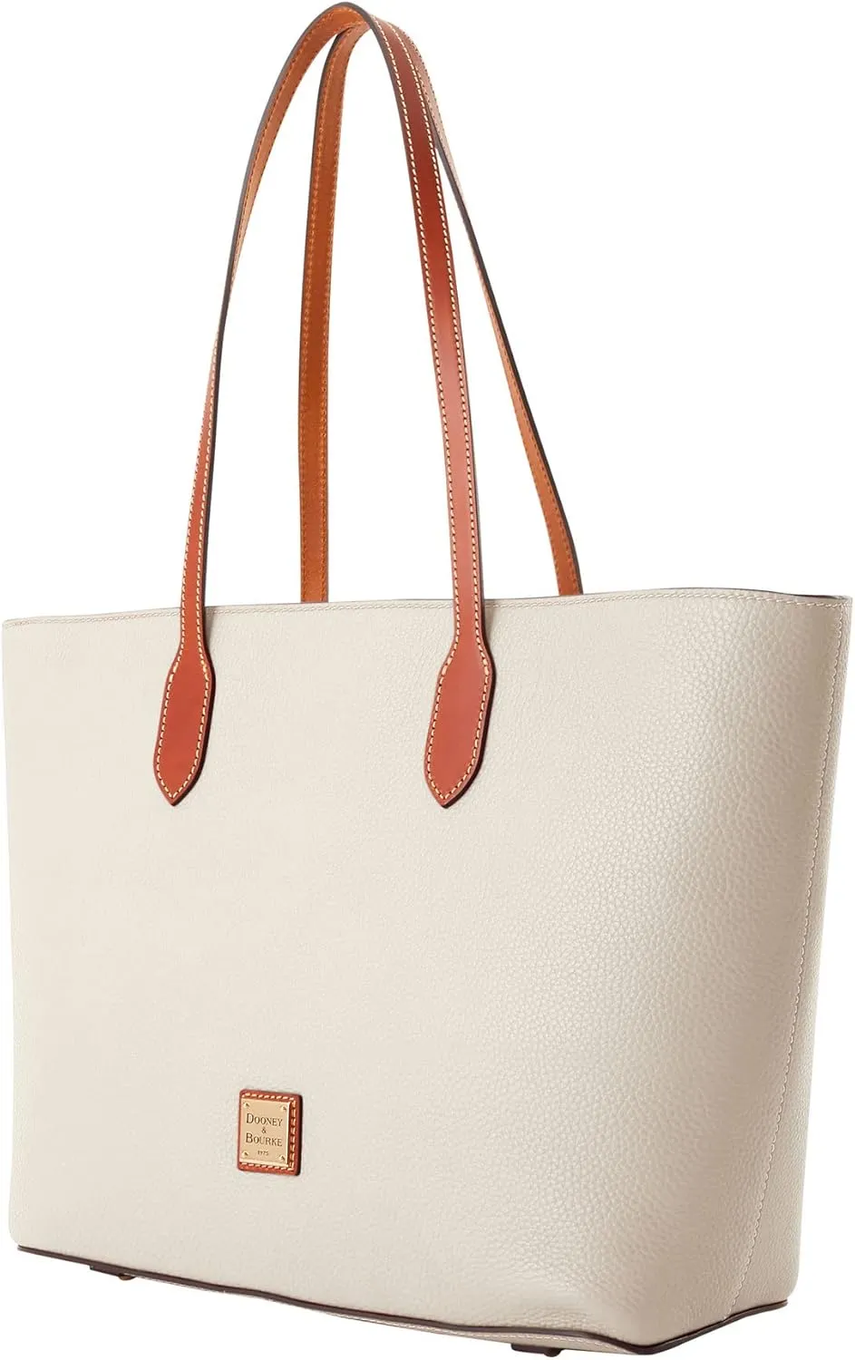 Dooney & Bourke Tote Bags for Women, Large Leather Tote Bag with Zipper Compartments and Long Shoulder Straps