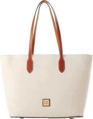 Dooney & Bourke Tote Bags for Women, Large Leather Tote Bag with Zipper Compartments and Long Shoulder Straps