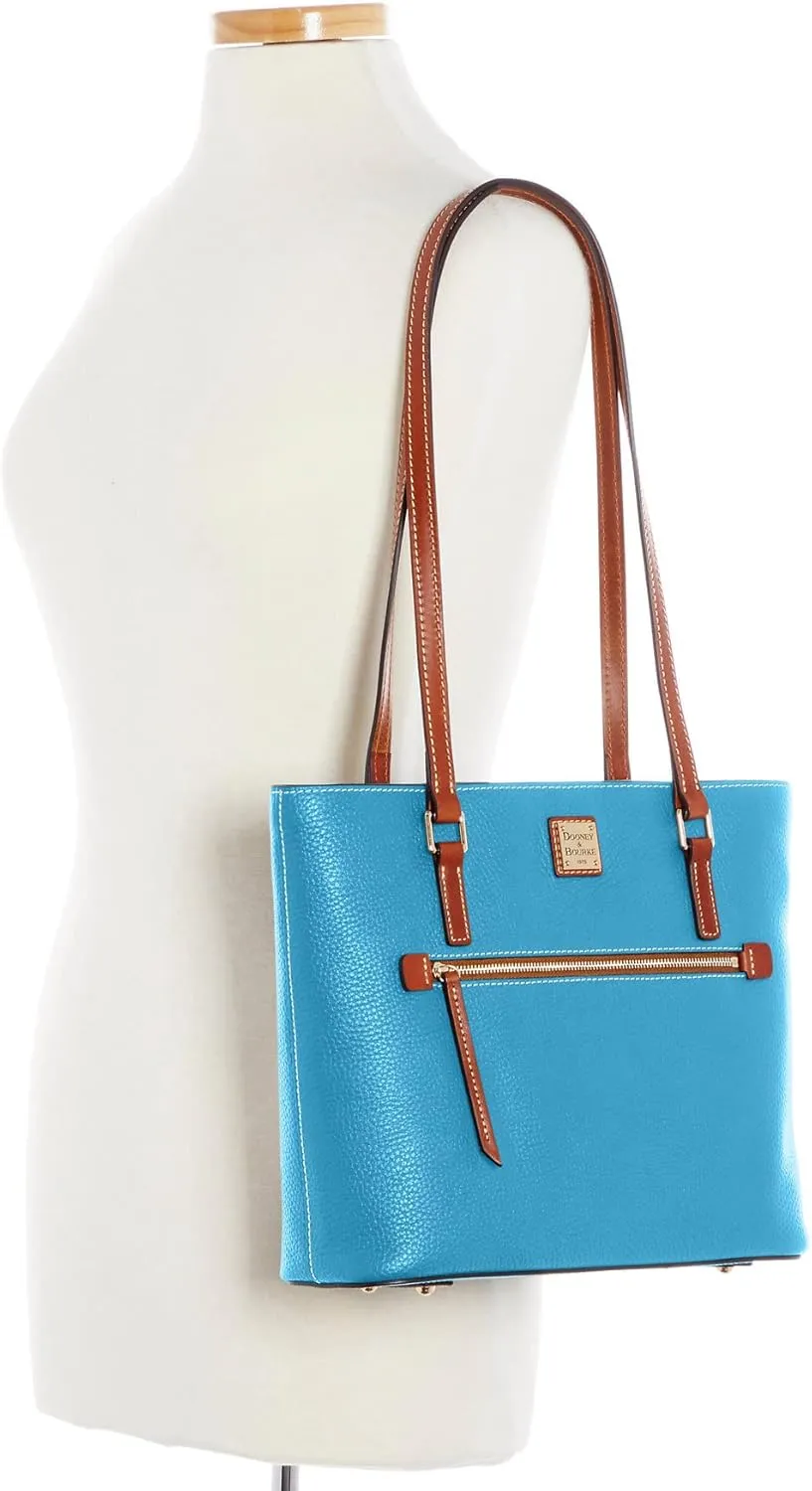 Dooney & Bourke Tote Bags for Women, Large Pebble Grain Leather Shopper Tote Bag with Zipper