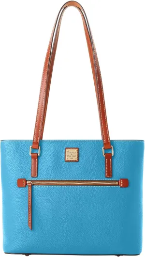 Dooney & Bourke Tote Bags for Women, Large Pebble Grain Leather Shopper Tote Bag with Zipper