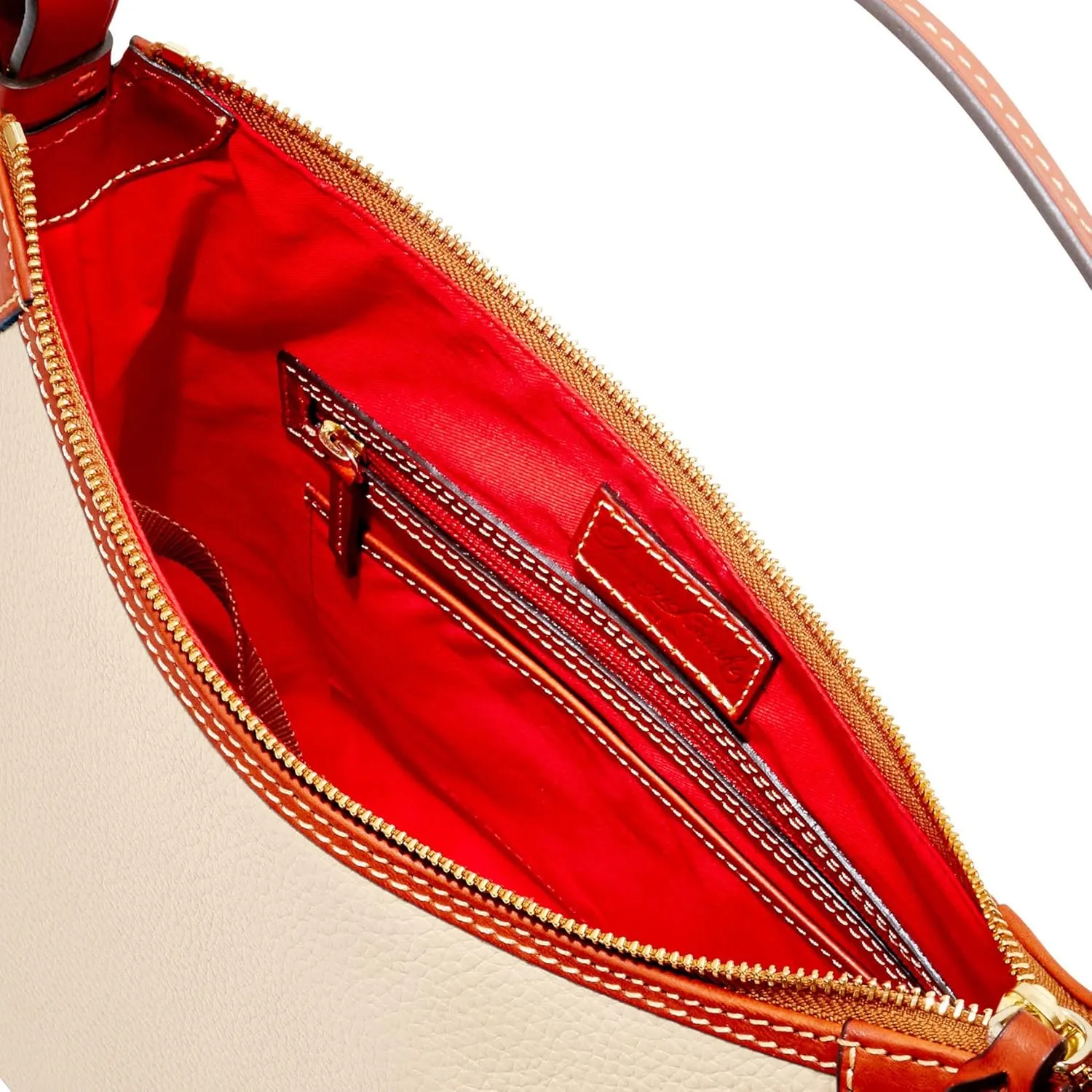 Dooney & Bourke Women's Hobo Shoulder Bag in Pebble Grain Leather, Large Handbag with Adjustable Shoulder Strap