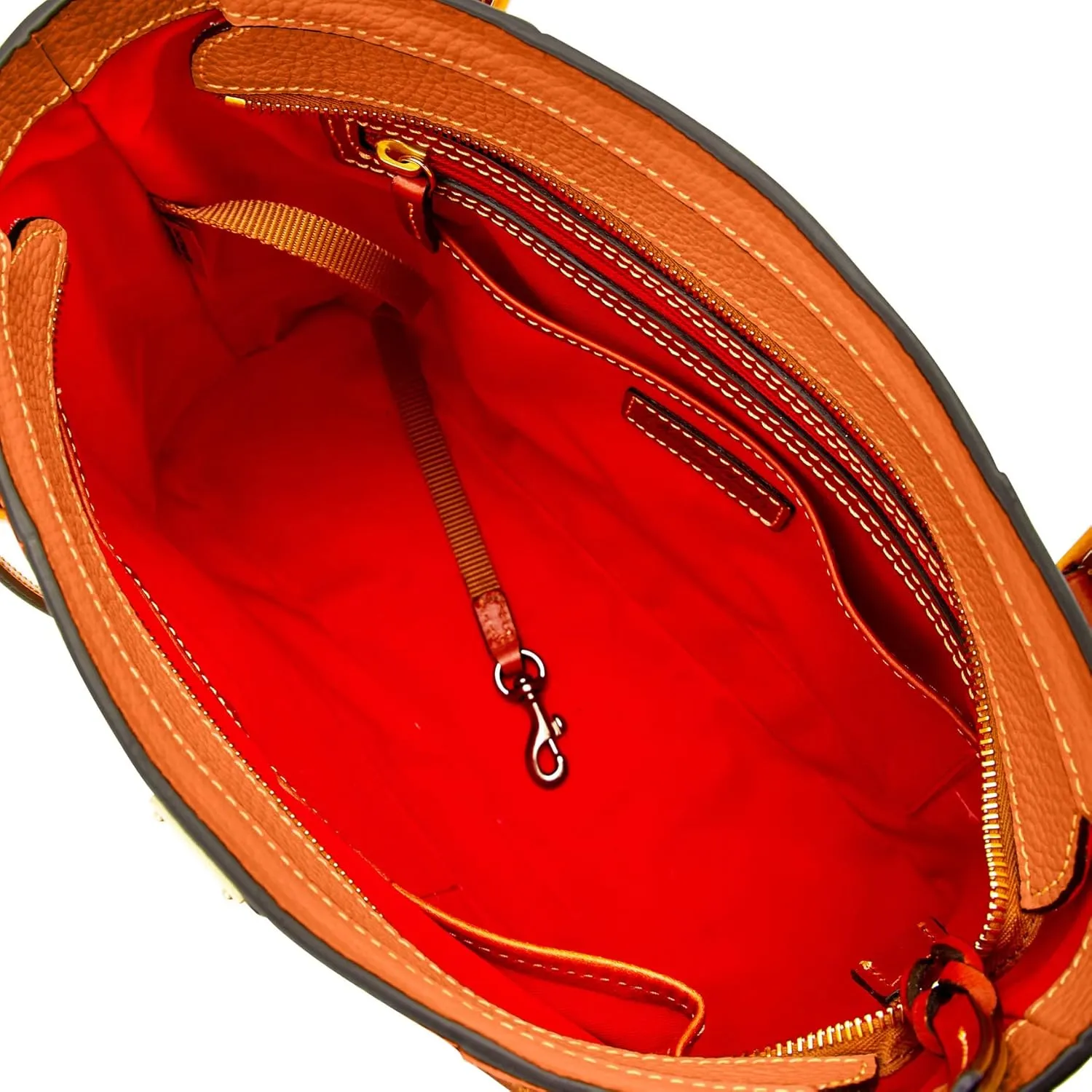 Dooney & Bourke Women's Small Lexington Tote in Pebble Grain Leather, Handbag with Long Leather Shoulder Straps