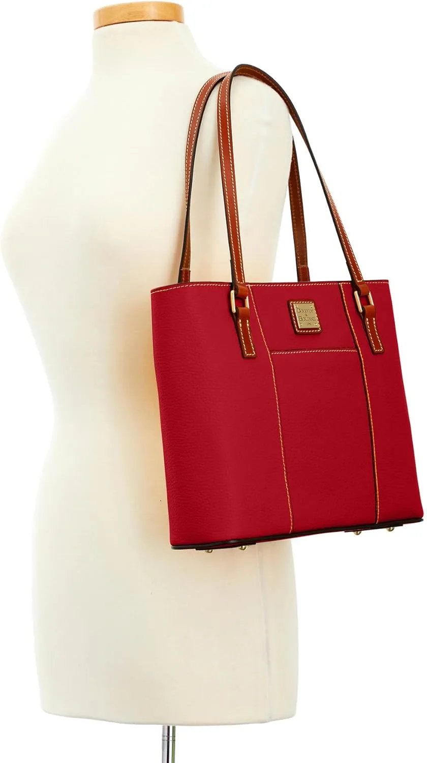 Dooney & Bourke Women's Small Lexington Tote in Pebble Grain Leather, Handbag with Long Leather Shoulder Straps