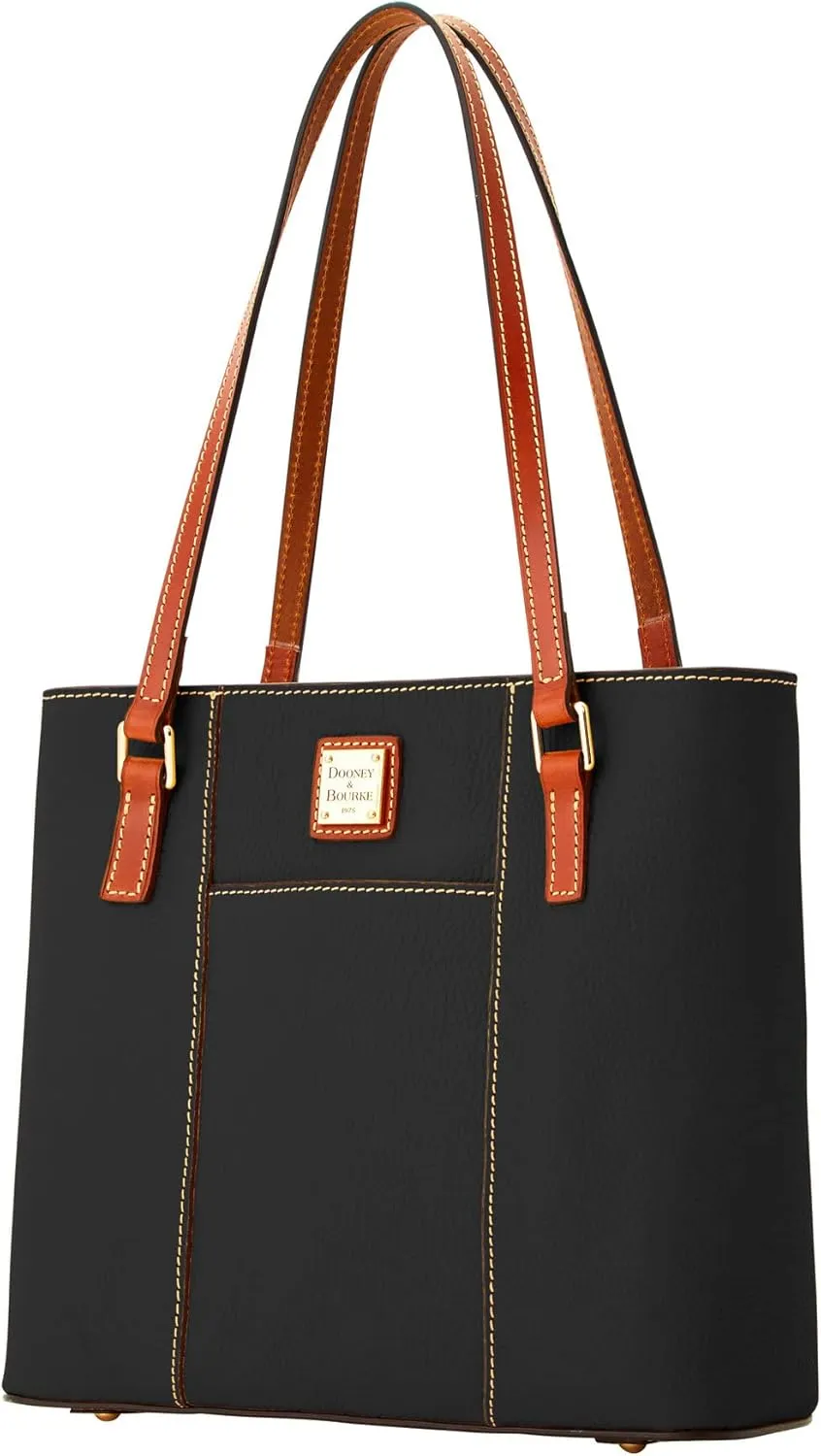 Dooney & Bourke Women's Small Lexington Tote in Pebble Grain Leather, Handbag with Long Leather Shoulder Straps
