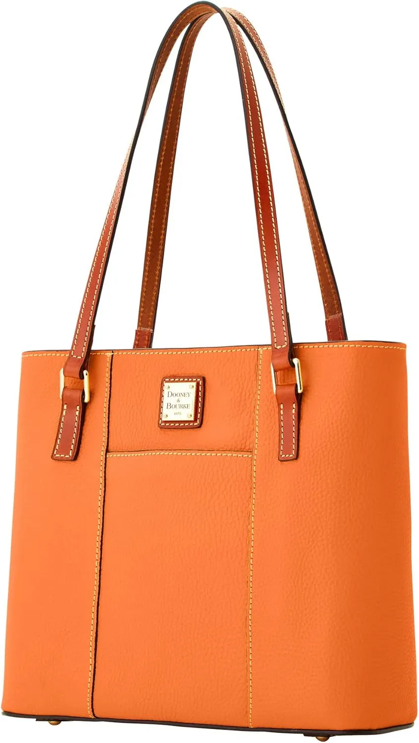 Dooney & Bourke Women's Small Lexington Tote in Pebble Grain Leather, Handbag with Long Leather Shoulder Straps