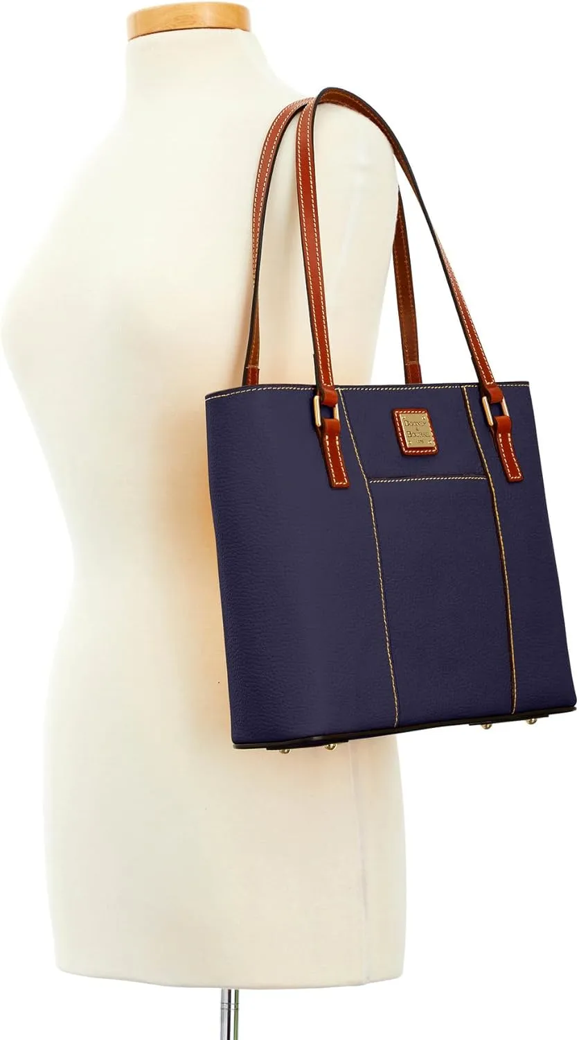 Dooney & Bourke Women's Small Lexington Tote in Pebble Grain Leather, Handbag with Long Leather Shoulder Straps