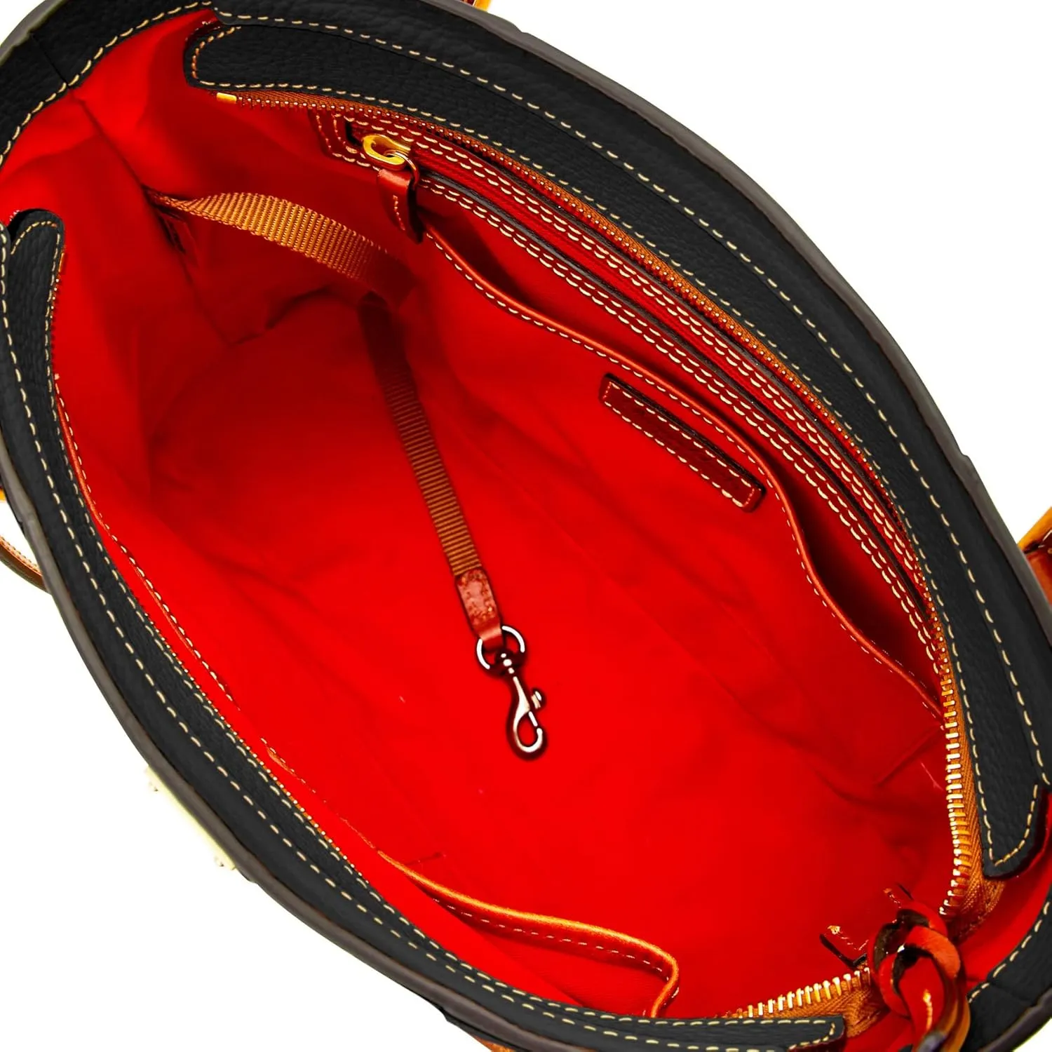 Dooney & Bourke Women's Small Lexington Tote in Pebble Grain Leather, Handbag with Long Leather Shoulder Straps
