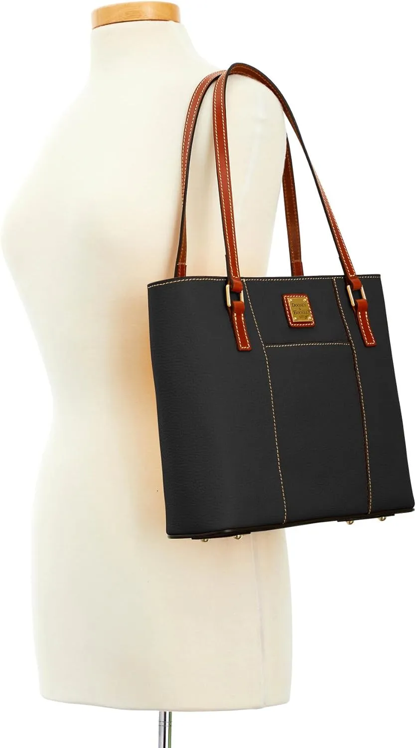 Dooney & Bourke Women's Small Lexington Tote in Pebble Grain Leather, Handbag with Long Leather Shoulder Straps