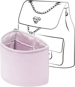 Duma Bag Insert, Organizer Insert Compatible with Chanel Duma Backpacks, Silk Bag Organizer for Duma 23A/23P Small, Lightweight and Soft Touch (Small, Lavender)