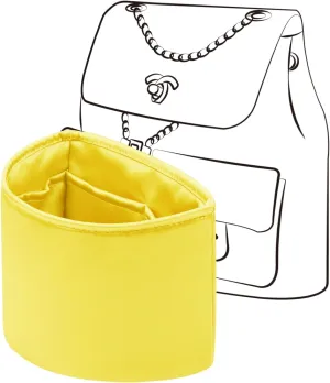 Duma Bag Insert, Organizer Insert Compatible with Chanel Duma Backpacks, Silk Bag Organizer for Duma 23A/23P Small, Lightweight and Soft Touch (Small, Lime)
