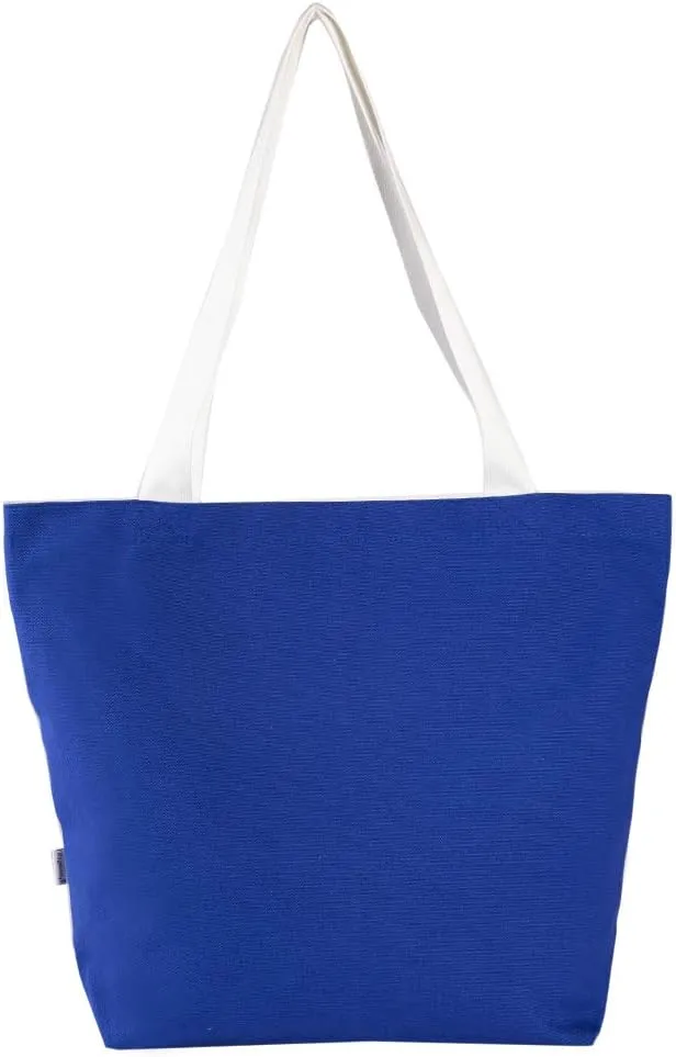 Durable 100% Cotton 12oz Canvas Heavy Duty Extra Large Grocery Bag Beach Tote Shopping Bag Multi Purpose Tote.