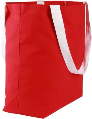 Durable 100% Cotton 12oz Canvas Heavy Duty Extra Large Grocery Bag Beach Tote Shopping Bag Multi Purpose Tote.