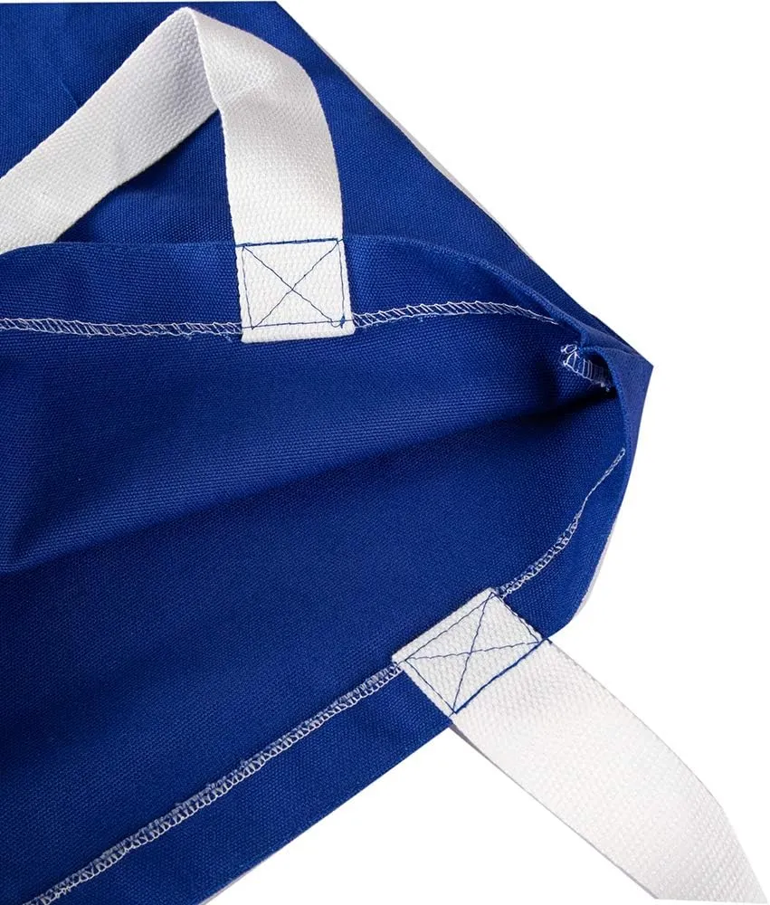Durable 100% Cotton 12oz Canvas Heavy Duty Extra Large Grocery Bag Beach Tote Shopping Bag Multi Purpose Tote.