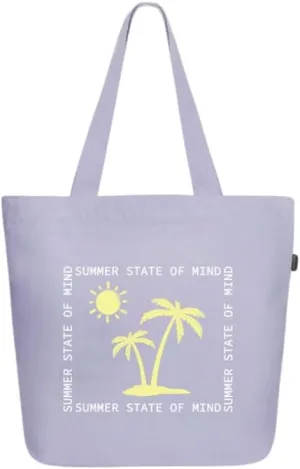 Ecoright Tote Bag for Women, Zipper Tote Bag for Women Work with Pocket, Large Canvas Bag for Shopping, Beach, Yoga