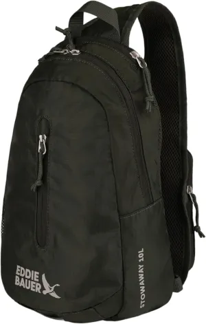 Eddie Bauer Stowaway Packable 10L Sling 3.0 Made from Polyester with Lightly Padded Shoulder Strap, Dark Forest