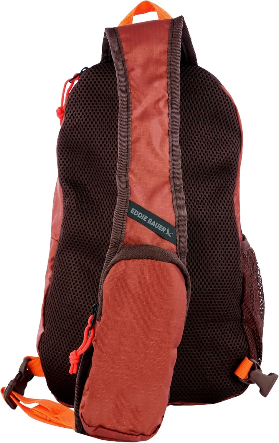 Eddie Bauer Stowaway Packable 10L Sling 3.0 Made from Polyester with Lightly Padded Shoulder Strap, Maroon