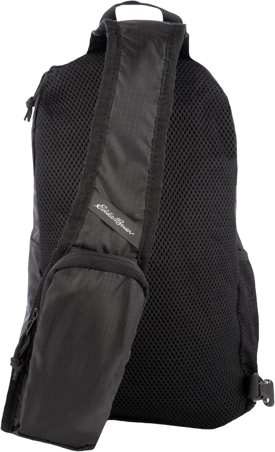 Eddie Bauer Stowaway Packable 10L Sling 3.0 Made from Polyester with Lightly Padded Shoulder Strap, Oynx