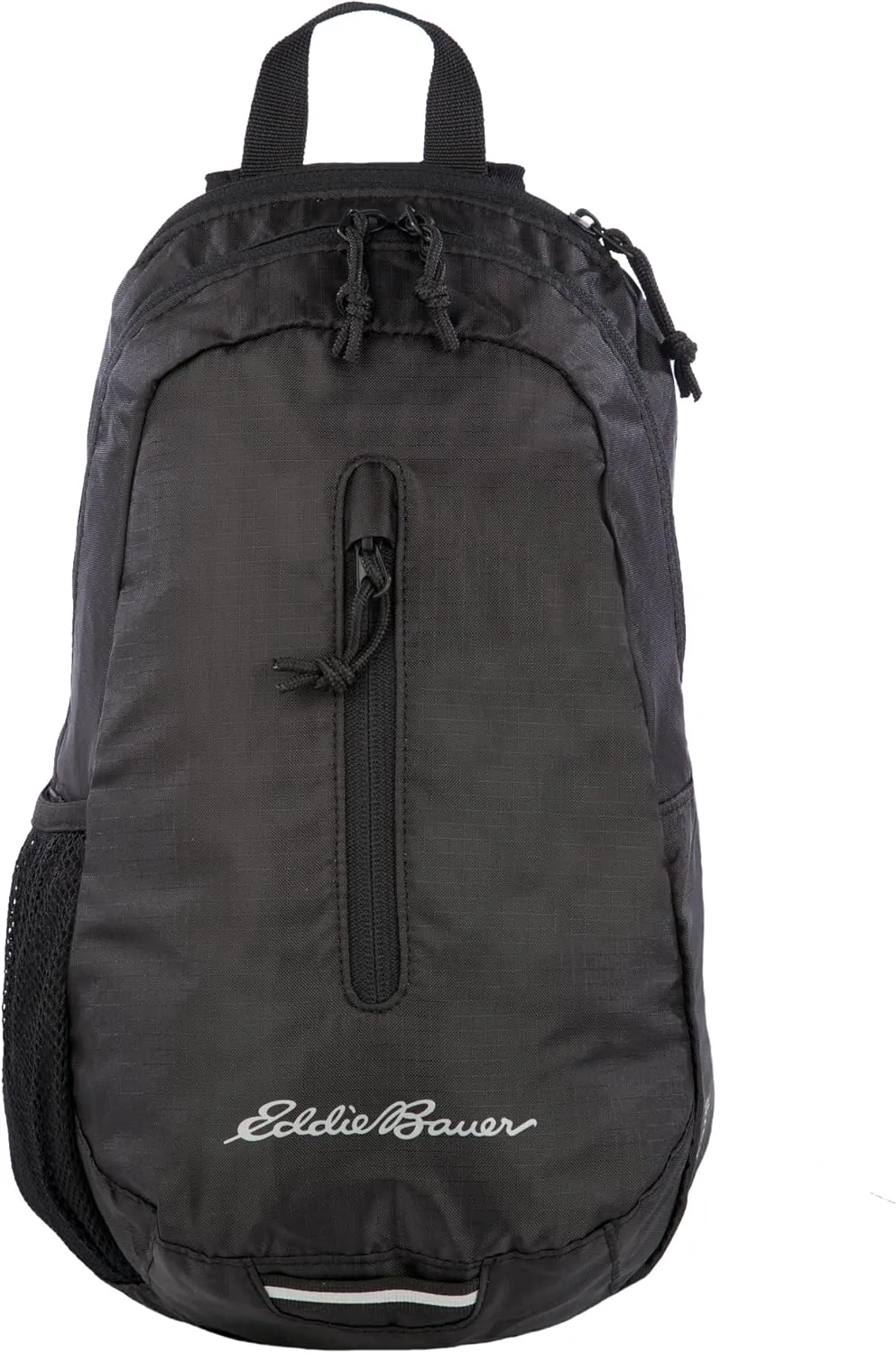 Eddie Bauer Stowaway Packable 10L Sling 3.0 Made from Polyester with Lightly Padded Shoulder Strap, Oynx
