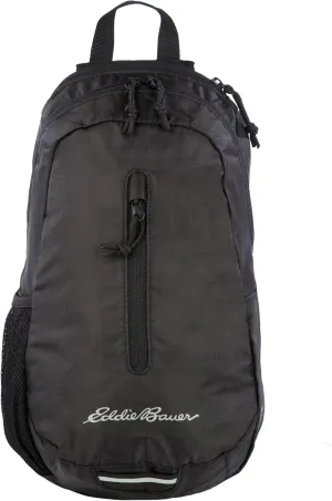 Eddie Bauer Stowaway Packable 10L Sling 3.0 Made from Polyester with Lightly Padded Shoulder Strap, Oynx