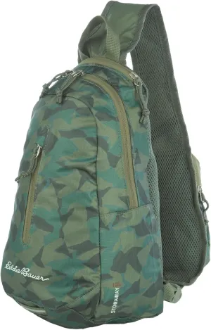 Eddie Bauer Stowaway Packable 10L Sling 3.0 Made from Polyester with Lightly Padded Shoulder Strap, Sprig Green