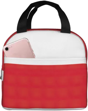 Flag Of Chile Print Lunch Box Reusable Totes Lunch Bag Thermal Cooler For Men Women Beach Picnic Travel