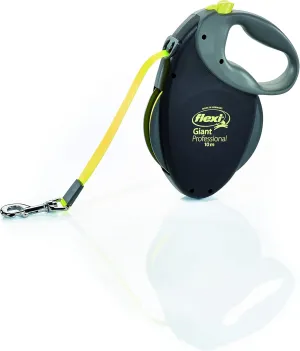 Flexi Giant Professional, Gurt, L: 10 M, Schwarz/Neon