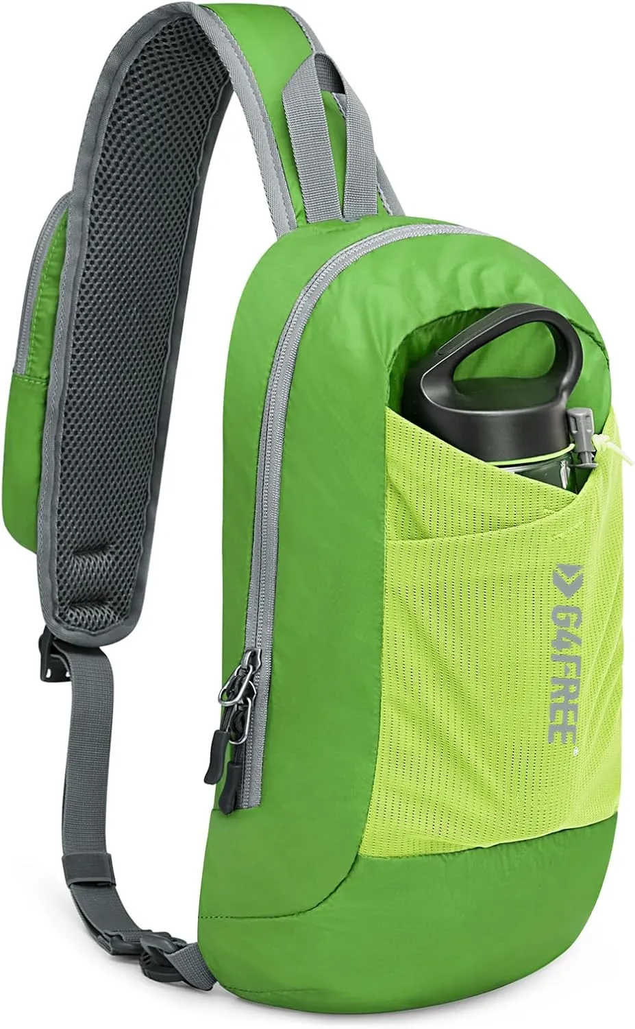 G4Free Sling Bag RFID Blocking Crossbody Backpack with Front Pocket Hiking Daypack Chest Bag for Women Men