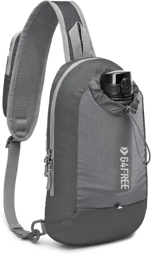 G4Free Sling Bag RFID Blocking Lightweight Crossbody Backpack Chest Shoulder Bag for Travel Sports Running Hiking