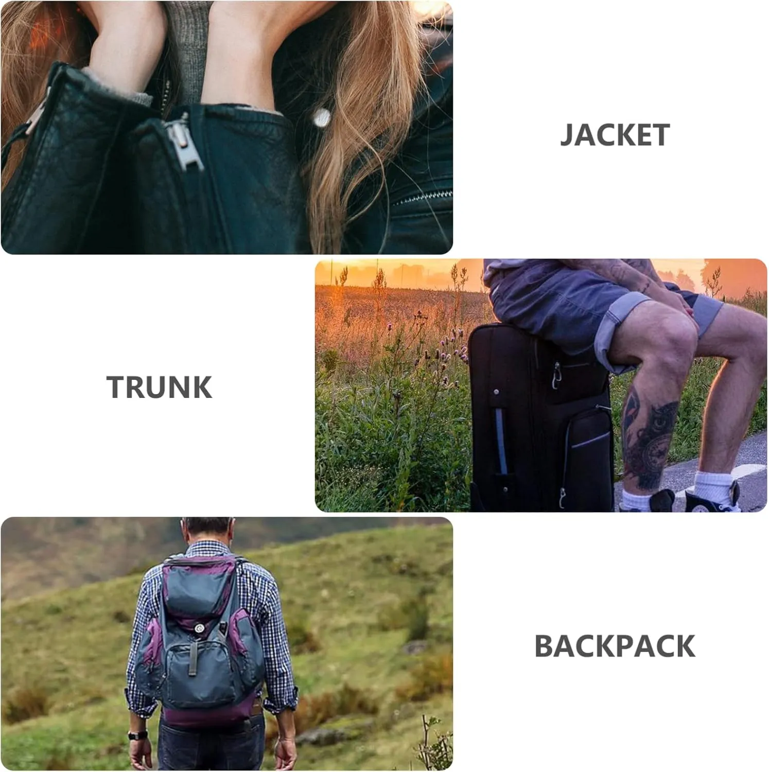 Gadpiparty 4sets 30pcs Zipper Pulls for Backpack Durable Extension Pulls for Luggage Jackets and Sportswear Easy Installation U Shaped Design Replacement for Broken Zippers 30pcs*4
